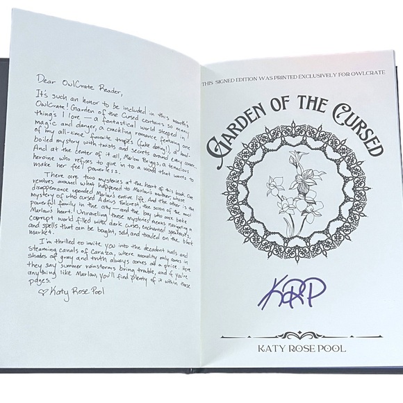 Owlcrate Collector’s “Garden of the Cursed” by K. Pool and Bookish Item - Picture 6 of 12